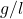 g/l