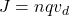 J=nqv_d