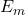 \mathscr{E}_m