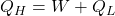 Q_H=W+Q_L