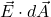 \vec{E}\cdot d\vec{A}