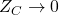 Z_C\to 0